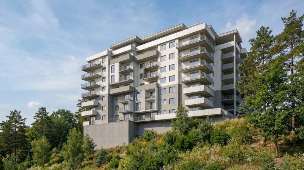 Budynek wielorodzinny koncepcja świętokrzyskie