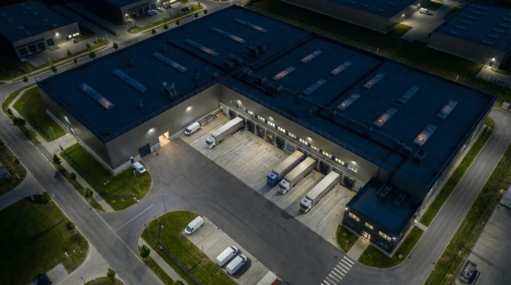 Centrum spedycyjne budynek biurowy 1