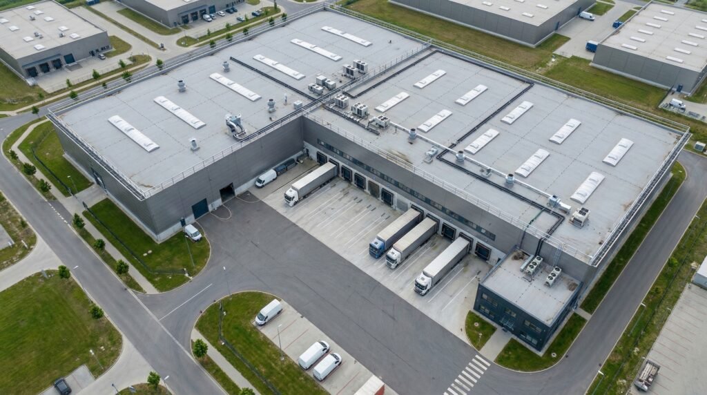 Centrum spedycyjne budynek biurowy 2