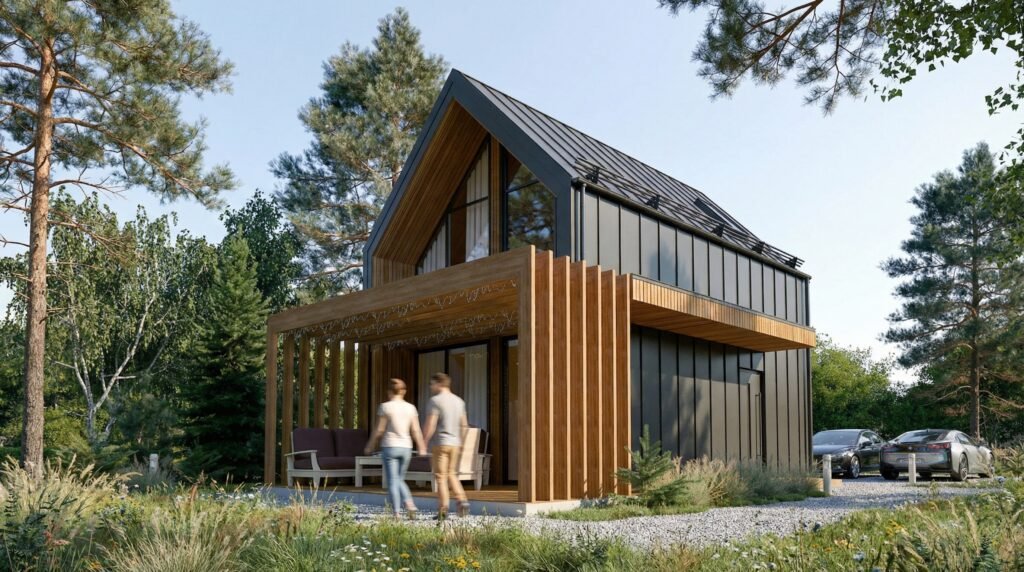 Domek do 70 metrow kwadratowych koncepcja