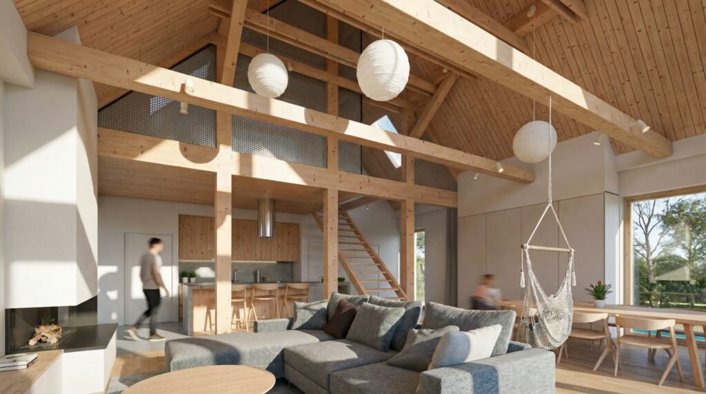 Wnętrze dom jednorodzinny Daleszyce