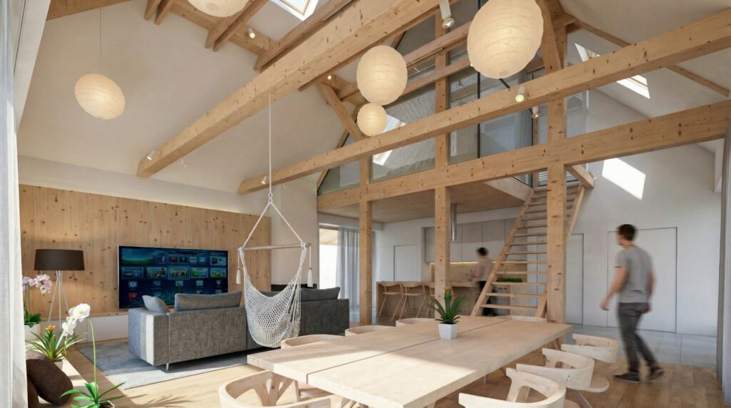 Wnętrze dom jednorodzinny Daleszyce 2